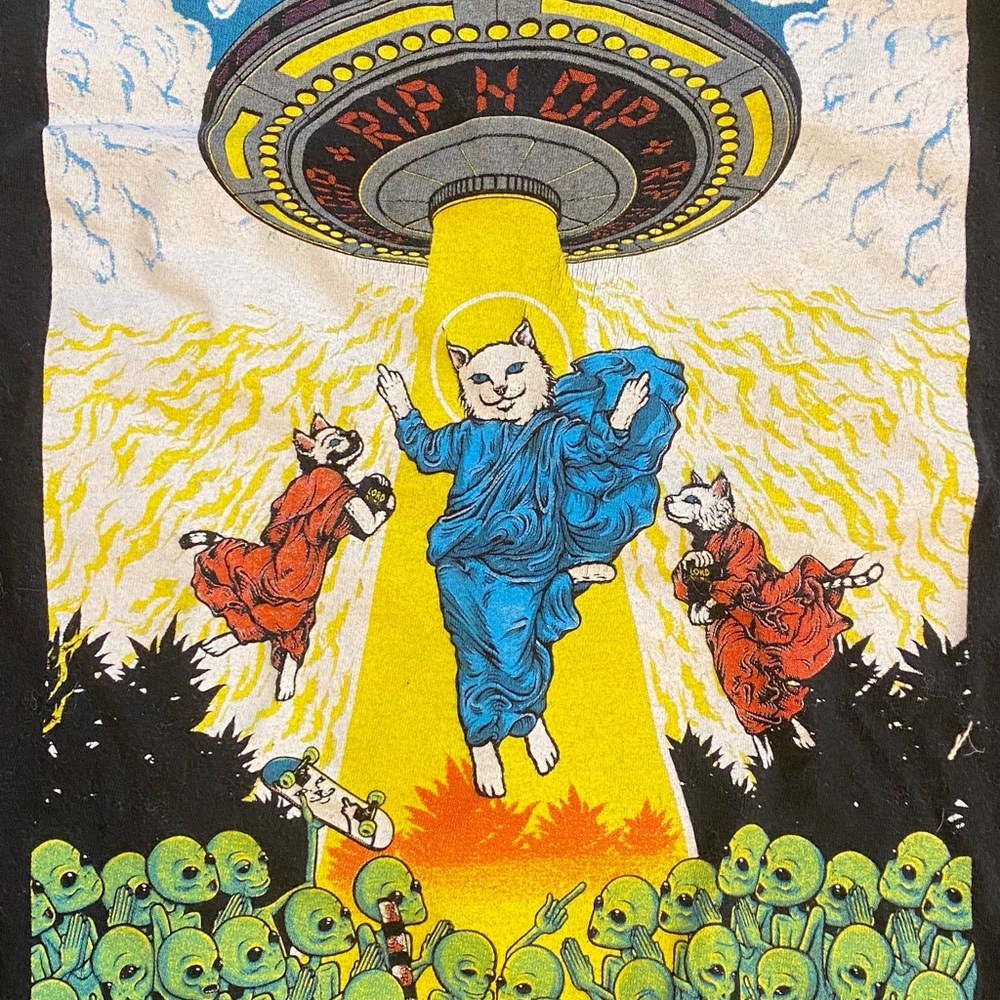 RIPNDIP black graphic tee-shirt